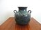 French Enameled Earthenware Vase from Puisaye, Image 2