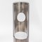 Silberne Vase aus Metall & Glas von Lino Sabattini, 1970er 3