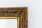 Espejo italiano Mid-Century con marco de madera dorada, años 50, Imagen 8