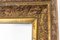 Espejo italiano Mid-Century con marco de madera dorada, años 50, Imagen 6