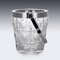 20th Century French Silver Plated & Glass Champagne Ice Bucket, 1960s 5