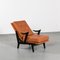 Sessel aus Holz & Leder, 1950, 2er Set 5