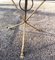 Tripod Glass and Brass Coffee Table, 1970s, Image 6