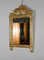 Louis XVI Style Mirror with Pediment in Giltwood, 1900s, Image 3