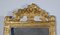 Louis XVI Style Mirror with Pediment in Giltwood, 1900s 4