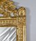 Louis XVI Style Mirror with Pediment in Giltwood, 1900s 7