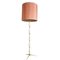 Bronze Floor Lamp with Ceramic Inserts attributed to Gio Ponti, 1930s, Image 1