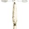 Bronze Floor Lamp with Ceramic Inserts attributed to Gio Ponti, 1930s 6