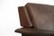 Mid-Century Scandinavian Modern 2-Seater Brown Leather Sofa 3330 by Arne Vodder for Fritz Hansen, 1960s 8