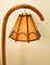 Lámpara de pie de bambú con mesa de bambú, Países Bajos, años 50, Imagen 14