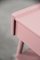 Vintage Scandinavian Modern Pink Pastel Powder Teak Nightstand from Ab Carlström & Co Möbelfabrik, 1950s, Image 8