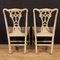 Italian Lacquered and Gilded Chairs, 1980s, Set of 2 10