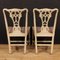 Italian Lacquered and Gilded Chairs, 1980s, Set of 2, Image 10