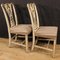 Italian Lacquered and Gilded Chairs, 1980s, Set of 2 3