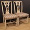 Italian Lacquered and Gilded Chairs, 1980s, Set of 2 1