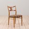 Teak and Oak Side Chairs by Kurt Østervig for Randers Møbelfabrik, 1956, Set of 4 9