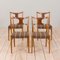 Teak and Oak Side Chairs by Kurt Østervig for Randers Møbelfabrik, 1956, Set of 4 1