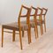 Teak & Eiche Beistellstühle von Kurt Østervig für Randers Møbelfabrik, 1956, 4 . Set 12