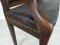 Antique Brown and Maroon Bistro Bench 14