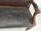 Antique Brown and Maroon Bistro Bench 10
