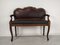 Antique Brown and Maroon Bistro Bench 1