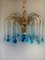 Murano Glass Chandelier attributed to Paolo Venini, 1970s, Image 3