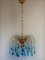 Murano Glass Chandelier attributed to Paolo Venini, 1970s, Image 1