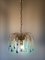 Lámpara de araña de cristal de Murano atribuida a Paolo Venini, años 70, Imagen 4