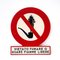 Italian Prohibition Signs, 1950s, Set of 3, Image 1