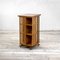 Revolving Bookcase with Wooden Shelves & Wheels, Italy, 1950s 2