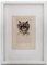 Kath Paul, Copperplate with a Schnauzer Dog, Schnauzerl, 1800s, Paper, Framed 1