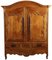 Antique French Cherry Baroque Rococo Cabinet, 1760s, Image 1