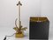 Gilt Brass Flower Lamp 3