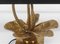 Lámpara flor de latón dorado, Imagen 2