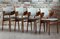 Model 107 Dining Chairs by Hans Olsen for Bramin, 1960s, Set of 4, Image 2