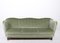 Mid-Century Danish Velvet Sofa, 1940s, Image 6