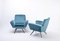 Model 530 Lounge Chairs from Lenzi, 1950s, Set of 2 2