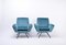Model 530 Lounge Chairs from Lenzi, 1950s, Set of 2 8