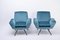 Model 530 Lounge Chairs from Lenzi, 1950s, Set of 2 6