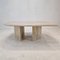 Table Basse en Travertin, Italie, 1980s 1