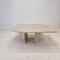 Italian Travertine Coffee Table, 1980s, Image 11