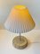 Scandinavian Green Glaze Table Lamp with Fluted Stoneware Base, 1970s, Image 2