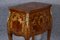 Antique Baroque Chest of Drawers with Ornamentation Intarsia and Brass Applications, 1920s, Image 8