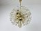 Glass and Brass Sputnik Chandelier attributed to Emil Stejnar for Rupert Nikoll, 1960s 8