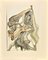 Salvador Dali, La Divina Comedia: Las almas rebeldes, Grabado en madera, 1963, Imagen 1