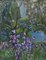 Gleb Savinov, Bluebells in the Garden, White Nights, 1990s, Oil, Image 1