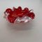 Murano Glass Floral Ashtray attributed to Barovier + Toso, Italy, 1970s 12