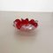 Murano Glass Floral Ashtray attributed to Barovier + Toso, Italy, 1970s 3
