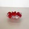 Murano Glass Floral Ashtray attributed to Barovier + Toso, Italy, 1970s 2