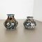 Studio Pottery Sculptural Vases by Gerhard Liebenthron, Germany, 1970s, Set of 2 2